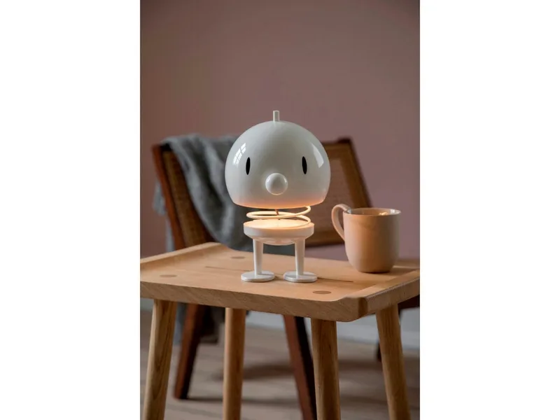 LED-Dekofigur LED Lampe XL White 23cm van Hoptimist in Meerkleurig, Wit – productfoto 3 van 5