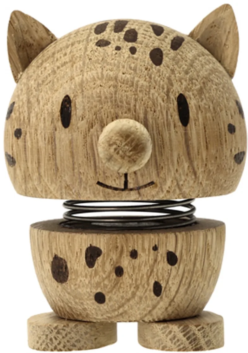 Leopard Hoptimist 5,6 x 4,8 x 6,8 cm S van Hoptimist in Oak – productfoto