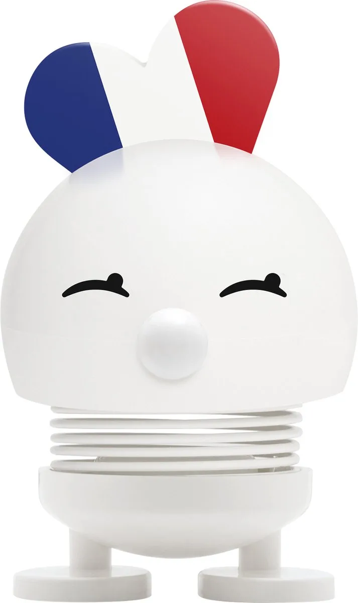 Love Bimble France 4,5 x 5,8 x 8,7 cm S van Hoptimist in Wit – productfoto