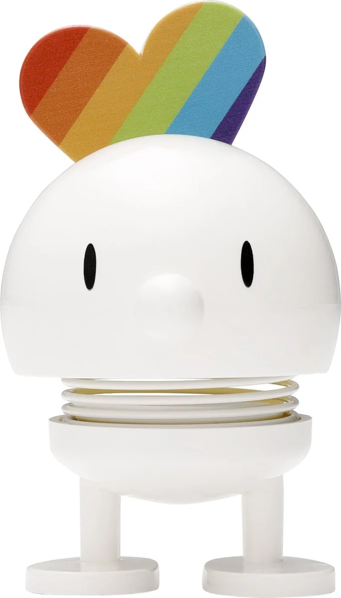 Rainbow Hoptimist 4,5 x 5,8 x 8,7 cm S van Hoptimist in Wit – productfoto