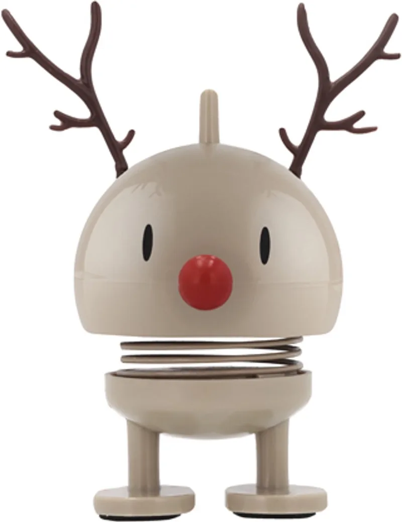 Reindeer Bumble Hoptimist 4 x 5,5 x 6,9 cm XS by Hoptimist in Latte – product photo