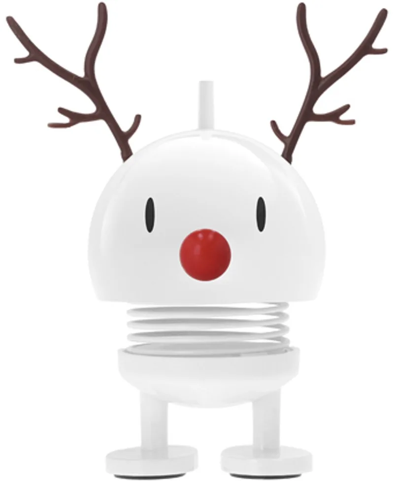 Reindeer Bumble Hoptimist 4 x 5,5 x 6,9 cm XS van Hoptimist in Wit – productfoto