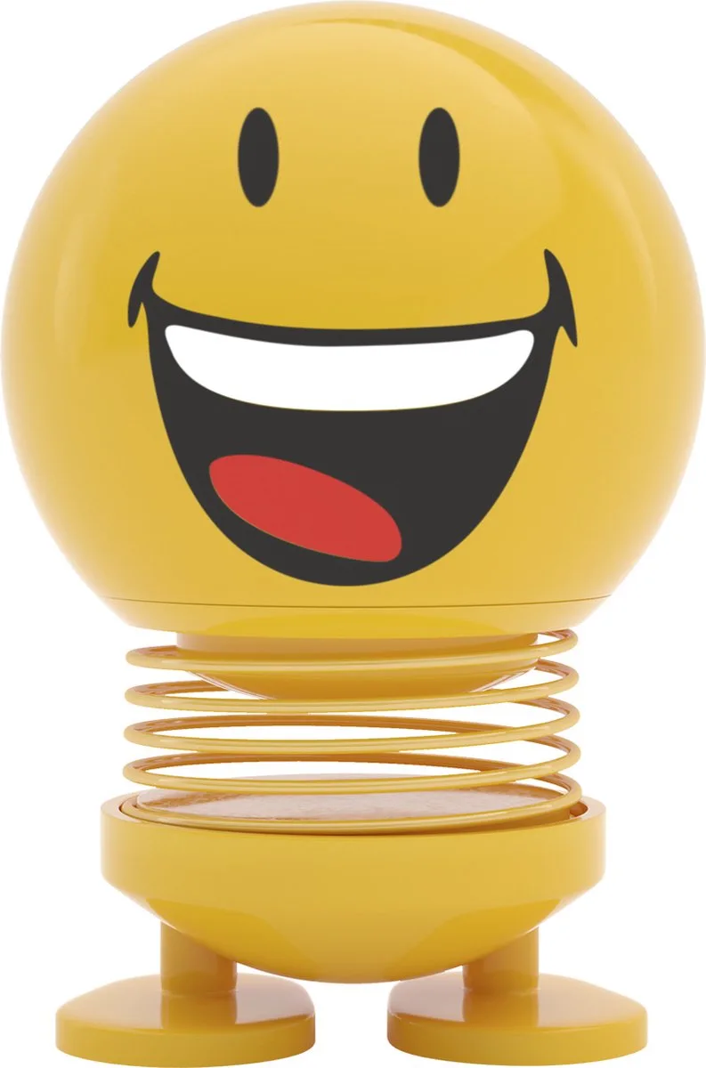 Smiley Joy Hoptimist 4,5 x 5,6 x 6,6 cm S fra Hoptimist i Gul – produktbillede