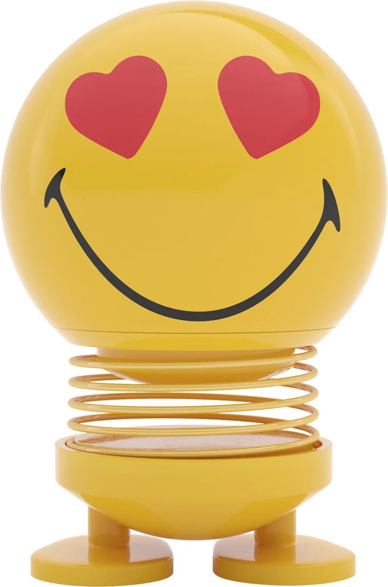 Smiley Love Hoptimist 4,5 x 5,6 x 6,6 cm S von Hoptimist in Gelb – Produktfoto