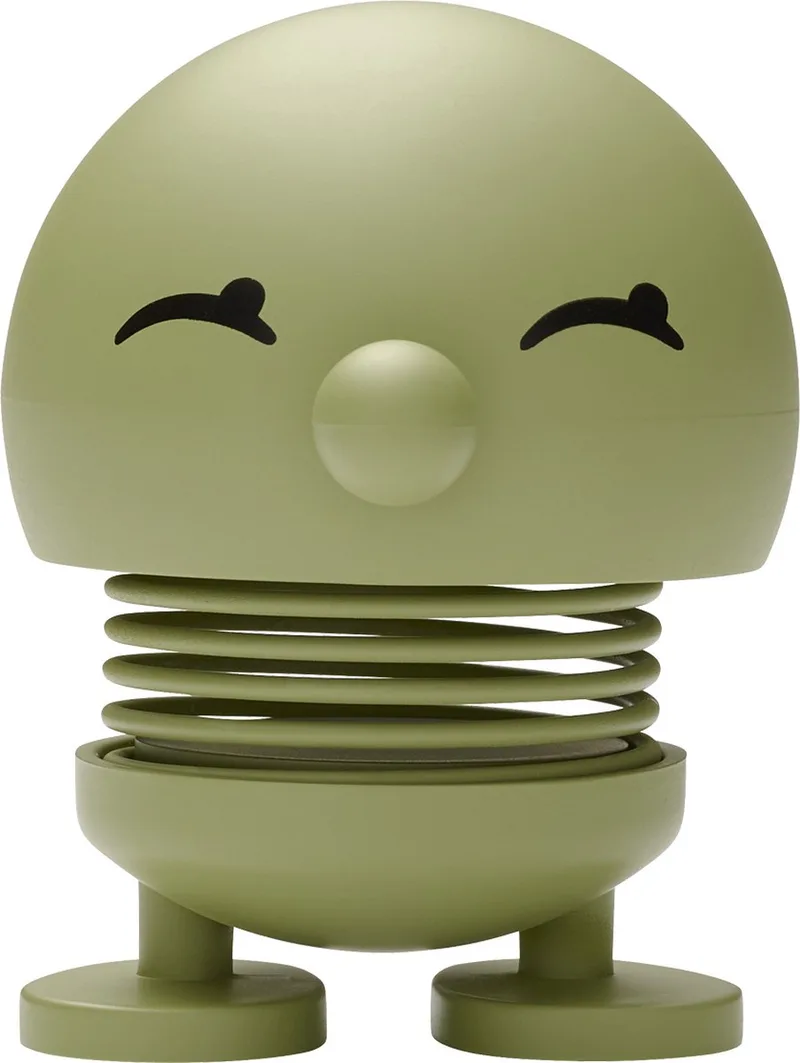 Soft Bimble Beeldje - S - Beeldjes Decoratie voor Kantoor, Kamer en Woonkamer - Cadeau Idee voor Mannen, Vrouwen en Kinderen van Hoptimist in Olive – productfoto