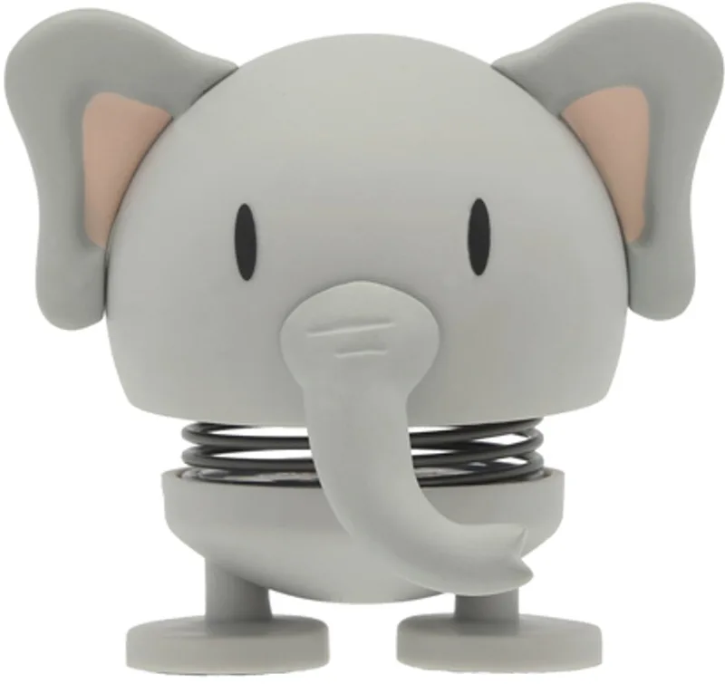Soft Elephant Hoptimist 6,5 x 7,3 x 6 cm cm S de Hoptimist en Gris – photo du produit