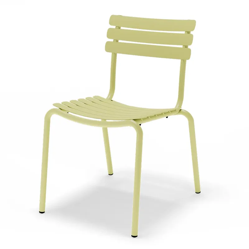 Alua Dining chair without armrest Mono Lemon zest by Houe – product photo