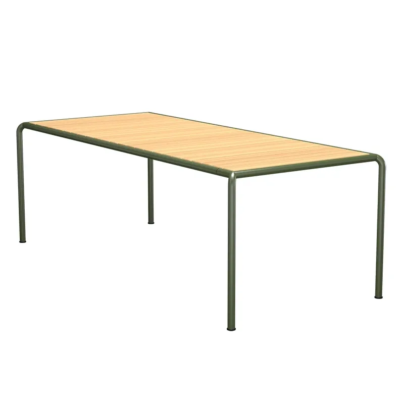AVANTI Esstisch 222x98 cm Kiefer/Olivgrün von Houe – Produktfoto