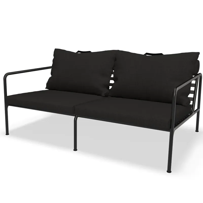 Avon 2 Sitzer Sofa Charcoal/Schwarz van Houe – productfoto