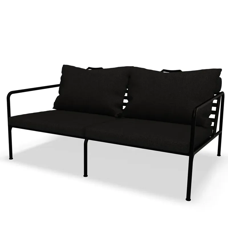 Avon 2 Sitzer Sofa Dunkelgrau/Schwarz by Houe – product photo