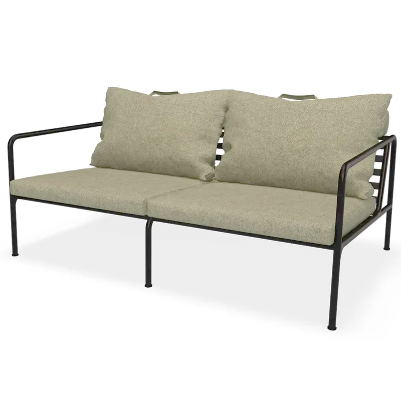 Avon 2 Sitzer Sofa Moos/Schwarz by Houe – product photo