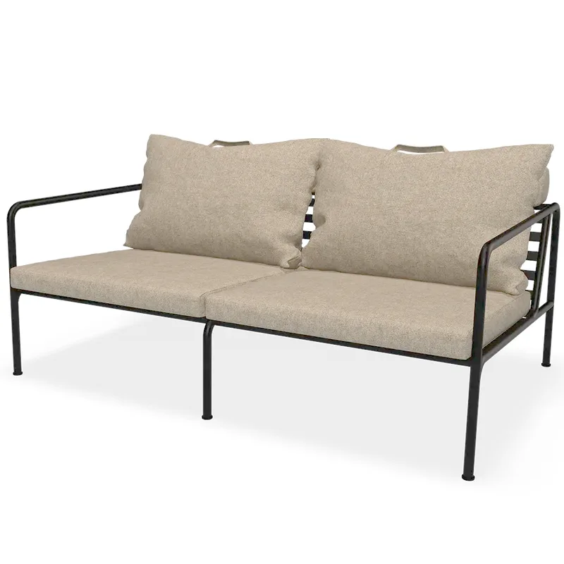 Avon 2 Sitzer Sofa Papyrus/Schwarz von Houe – Produktfoto