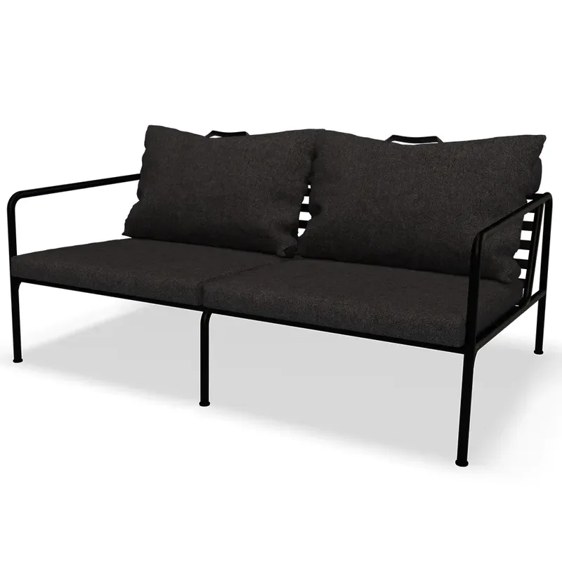 Avon 2 Sitzer Sofa Schiefer/Schwarz by Houe – product photo