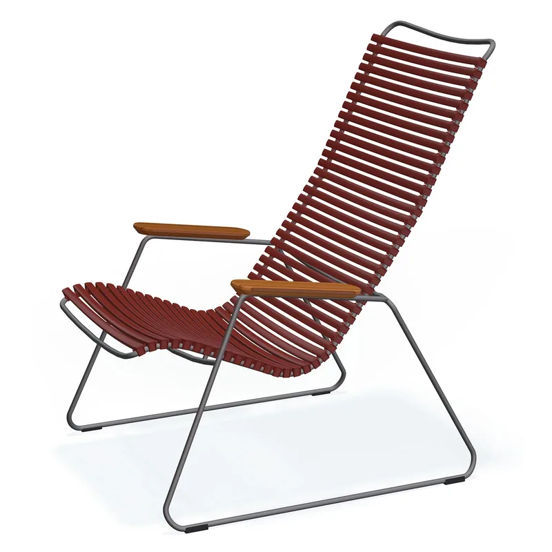 Click Loungesessel paprika/grau bambus by Houe – product photo