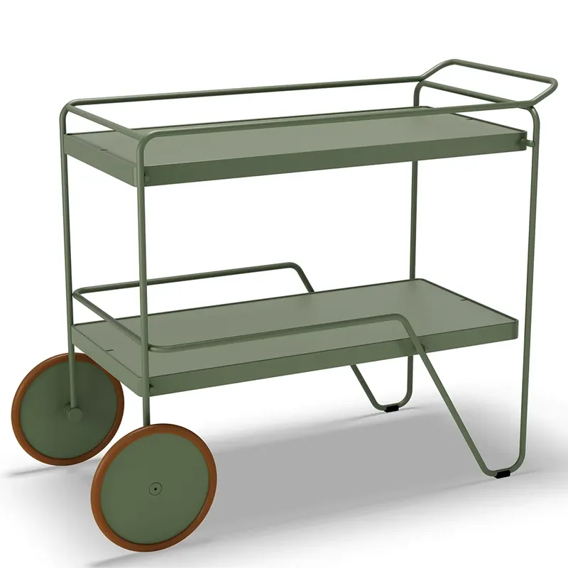 Click Serving cart Mono Olive green von Houe – Produktfoto