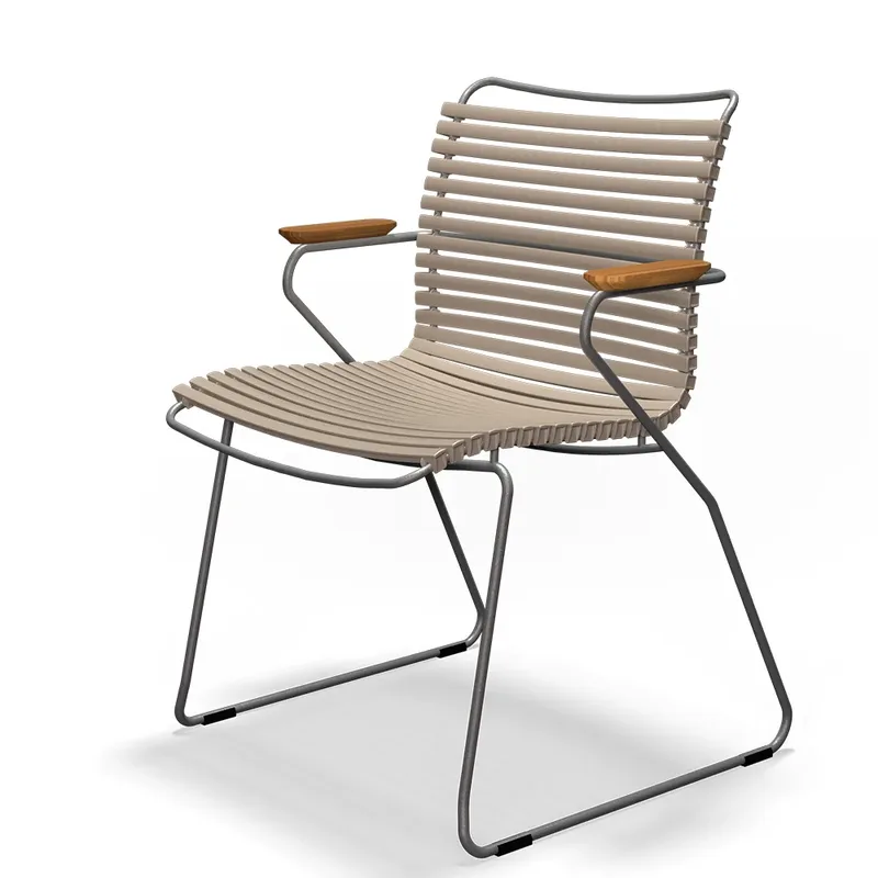 CLICK Sessel Beige/Grey/Bamboo von Houe – Produktfoto