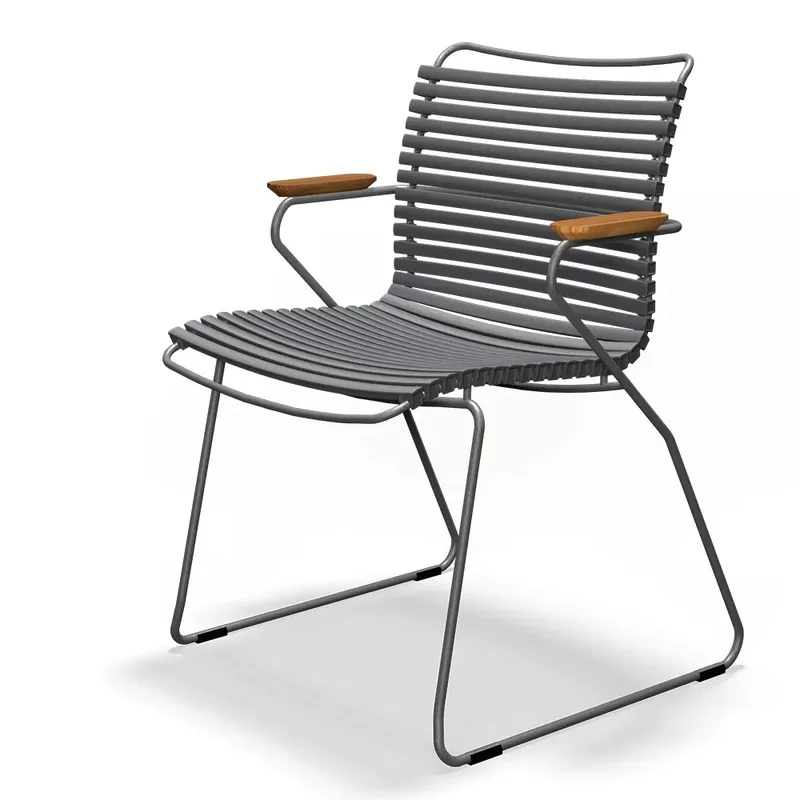 Click Sessel Dark Grey/Grey/Bamboo von Houe – Produktfoto