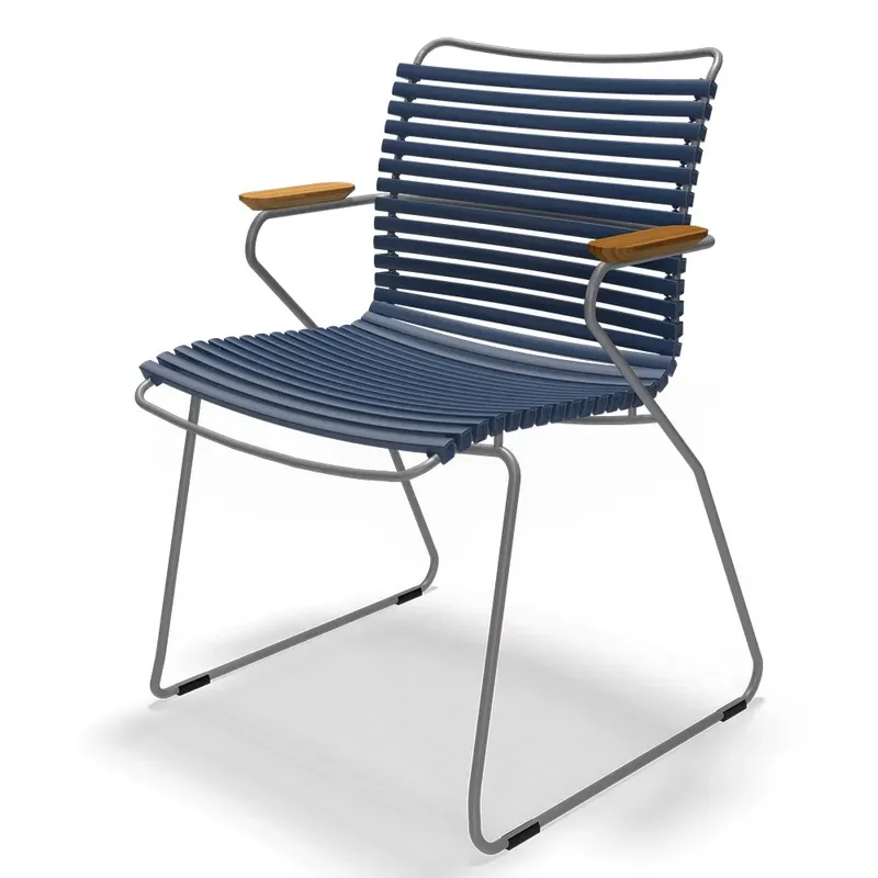 Click Sessel dunkelblau Aluminium von Houe – Produktfoto