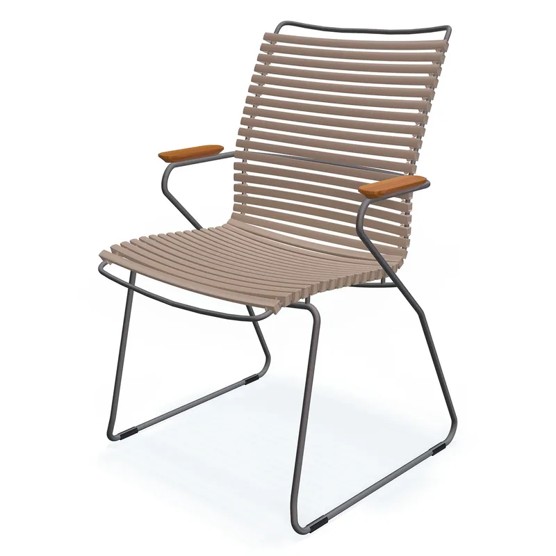 Click Sessel hoch Sand/Bambus von Houe – Produktfoto