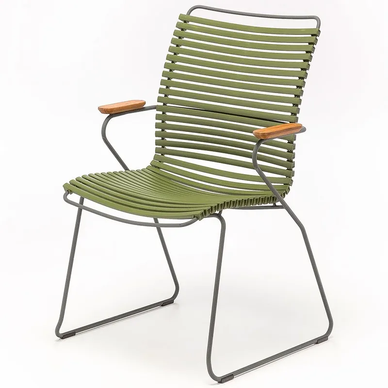 Click Sessel hohe Rückenlehne olivgrün by Houe – product photo