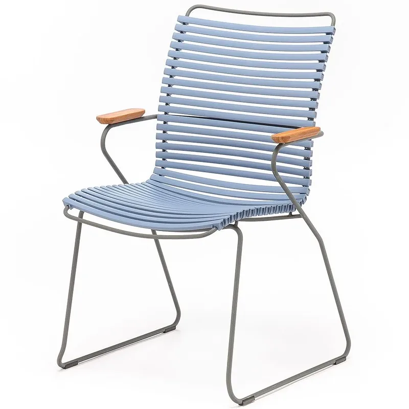 Click Sessel hohe Rückenlehne taubenblau von Houe – Produktfoto