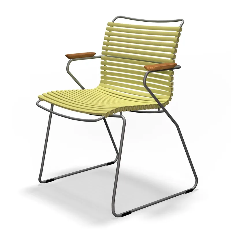 CLICK Sessel Lemon zest/Grey/Bamboo by Houe – product photo