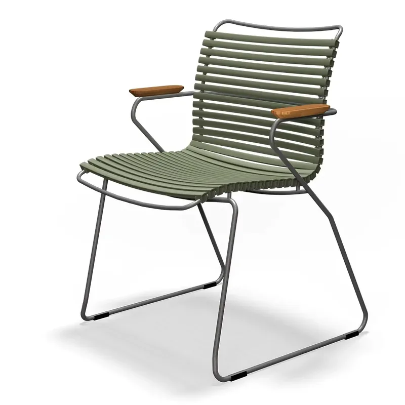Click Sessel olivgrün Aluminium von Houe – Produktfoto
