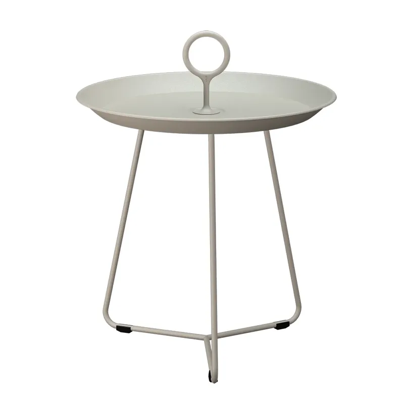 EYELET Beistelltisch Ø45 cm beige von Houe – Produktfoto