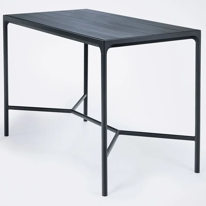 Four Stehtisch 160x90 cm schwarz Aluminium von Houe – Produktfoto