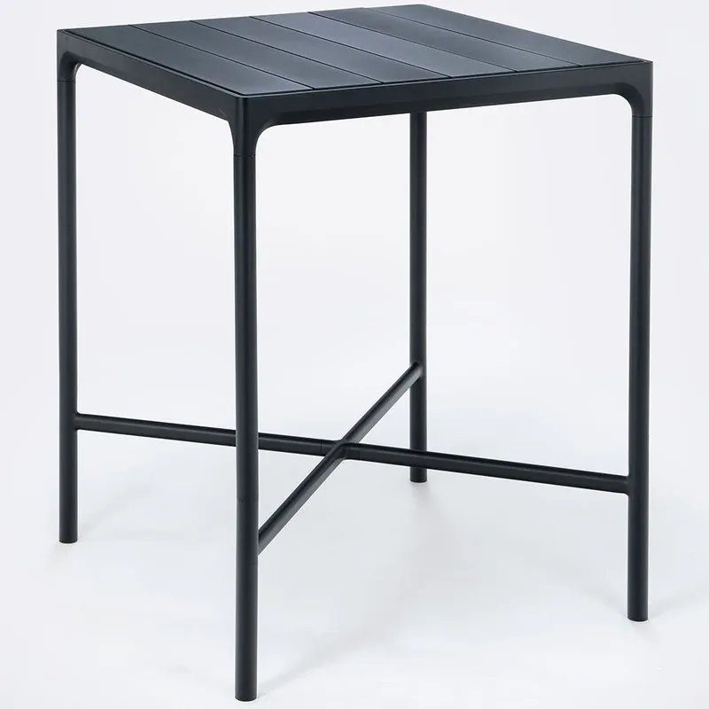 Four Stehtisch 90x90 cm schwarz Aluminium von Houe – Produktfoto