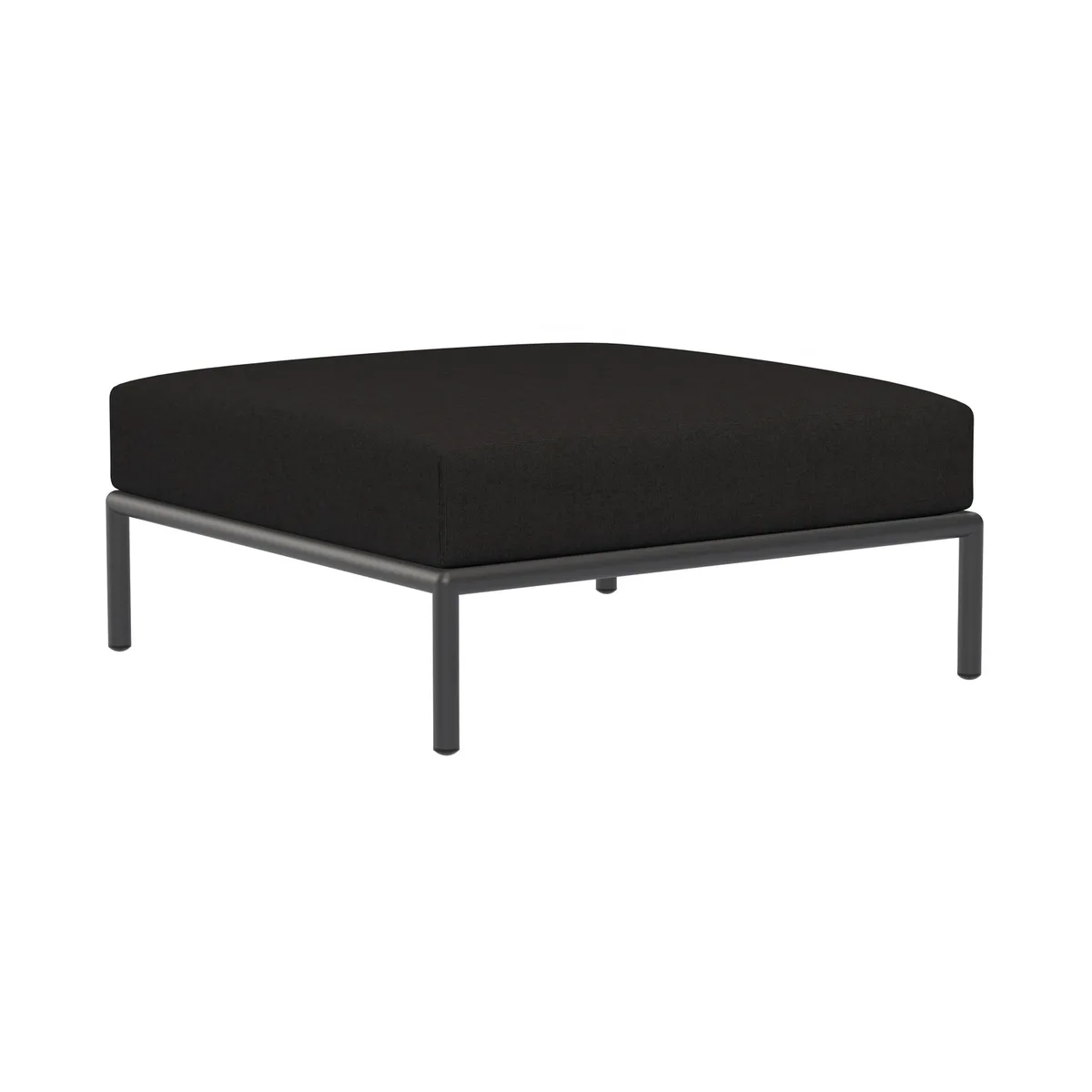 Gepolstertes Gartensofa Level 2 - Schwarz - Sunbrella Heritage Stoff - Designer Henrik Pedersen van Houe – productfoto