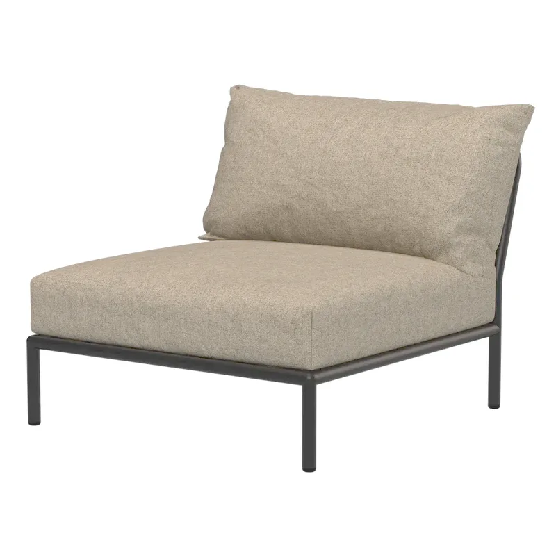 Level 2 Sessel Papyrus/Dunkelgrau von Houe – Produktfoto
