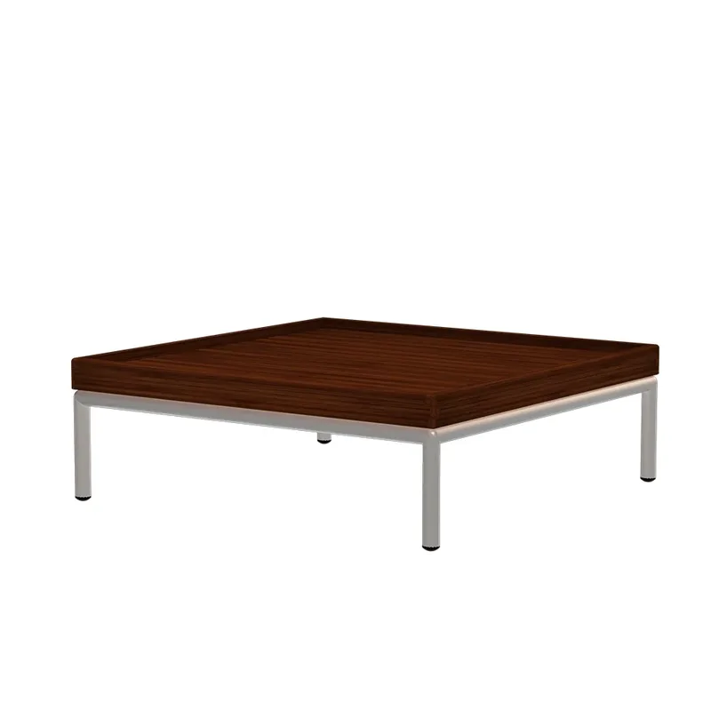 LEVEL Couchtisch 81x81 cm Bambus/weiß von Houe – Produktfoto