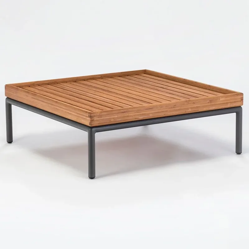 Level Couchtisch 81x81 cm Grau Aluminium de Houe – photo du produit