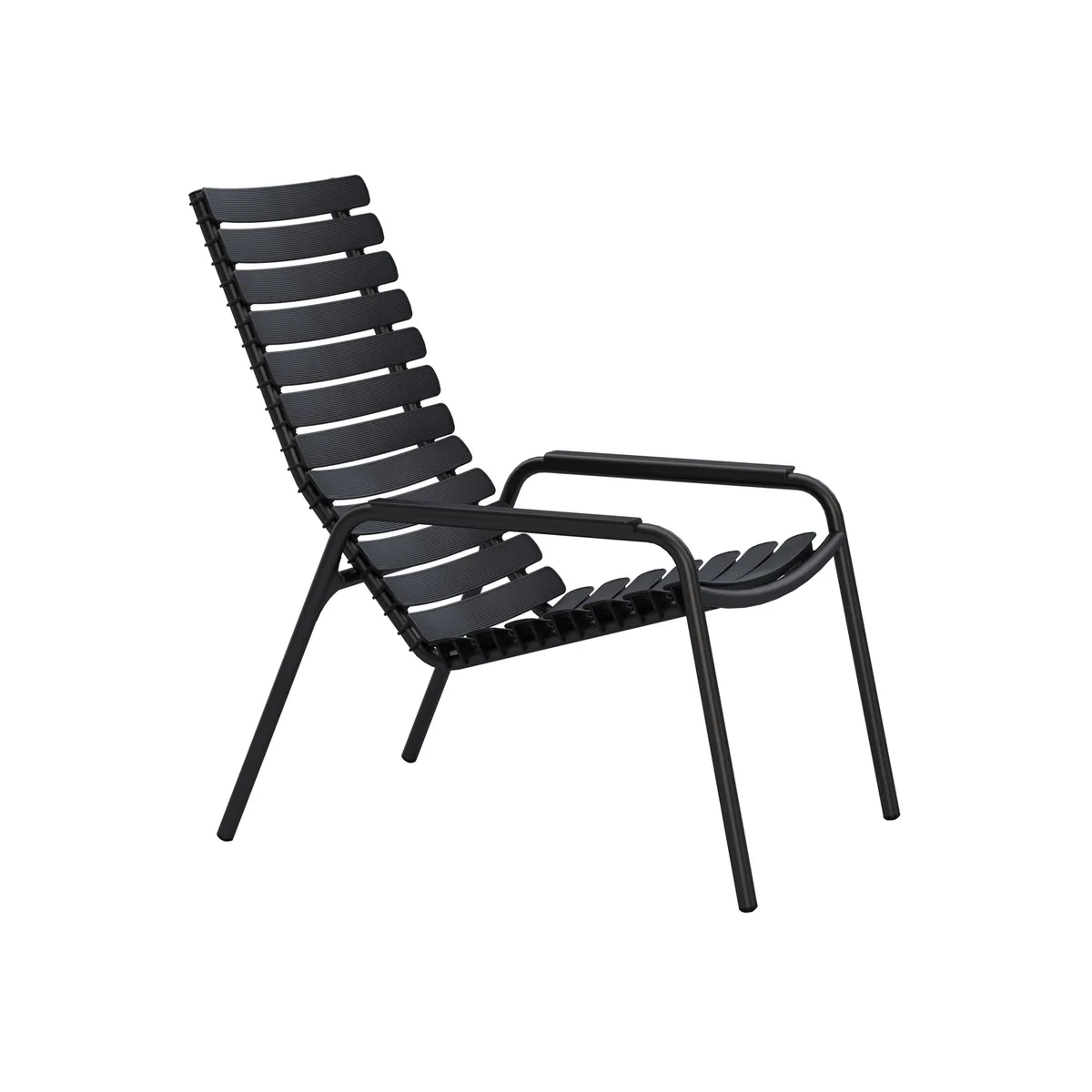 Lounge-Sessel ReCLIPS - Schwarz - Recycelter Kunststoff - Designer Henrik Pedersen von Houe – Produktfoto