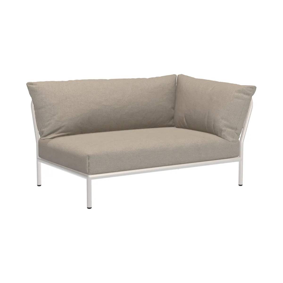 Modulares Gartensofa Level 2 - Beige - Sunbrella Heritage Stoff - Designer Henrik Pedersen de Houe – photo du produit