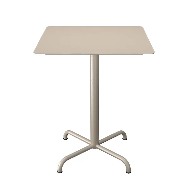 PICO Cafétisch 60x60 cm, Gestell 4 Beine Beige von Houe – Produktfoto