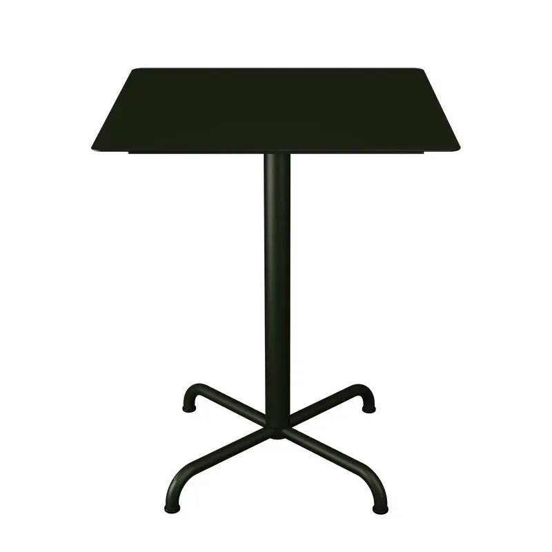 PICO Cafétisch 60x60 cm, Gestell 4 Beine Olive green by Houe – product photo