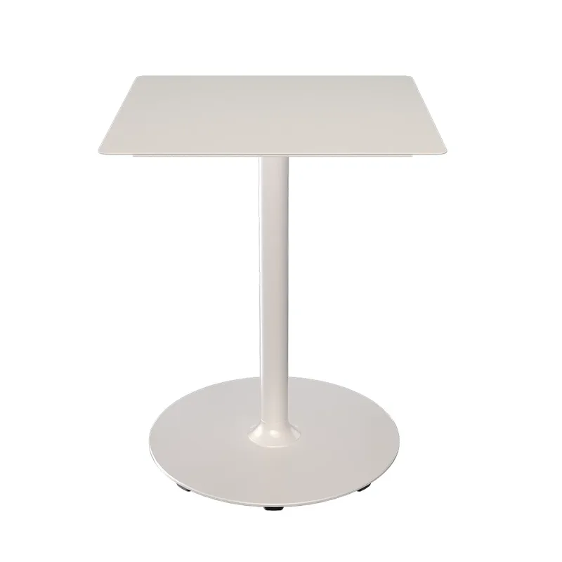 PICO Couchtisch 60x60 cm, runde Basis Muted white von Houe – Produktfoto