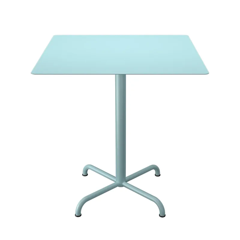 PICO Couchtisch 70x70 cm, Gestell 4 Beine Ice Blue van Houe – productfoto