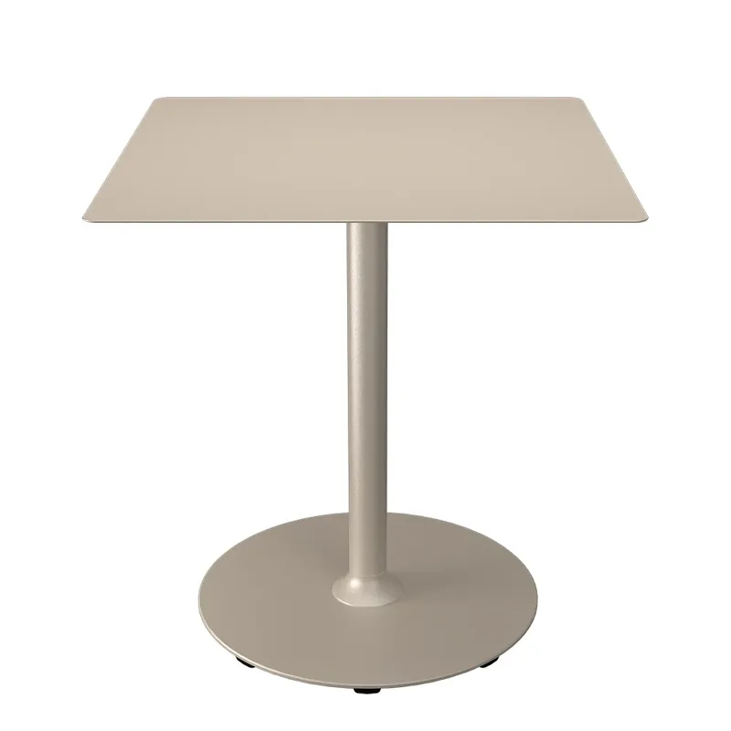 PICO Couchtisch 70x70 cm, runde Basis Beige van Houe – productfoto