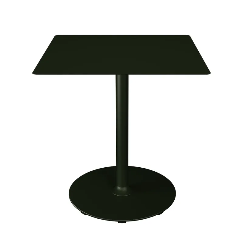 PICO Couchtisch 70x70 cm, runde Basis Olive green von Houe – Produktfoto