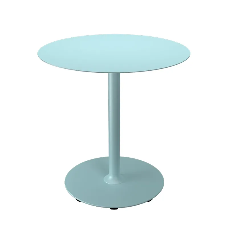 PICO Couchtisch Ø74 cm, runde Basis Ice Blue von Houe – Produktfoto