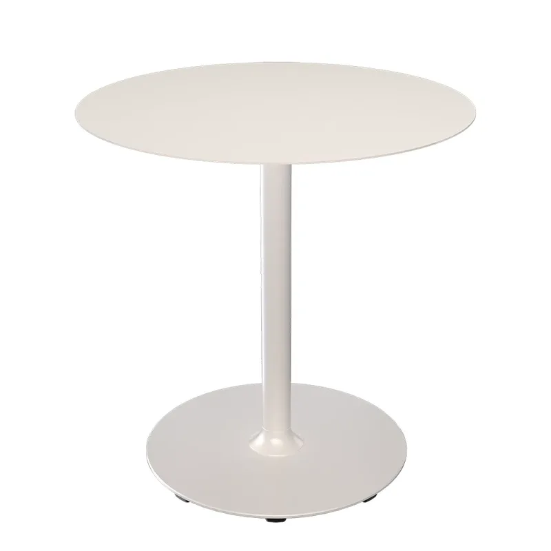 PICO Couchtisch Ø74 cm, runde Basis Muted white by Houe – product photo