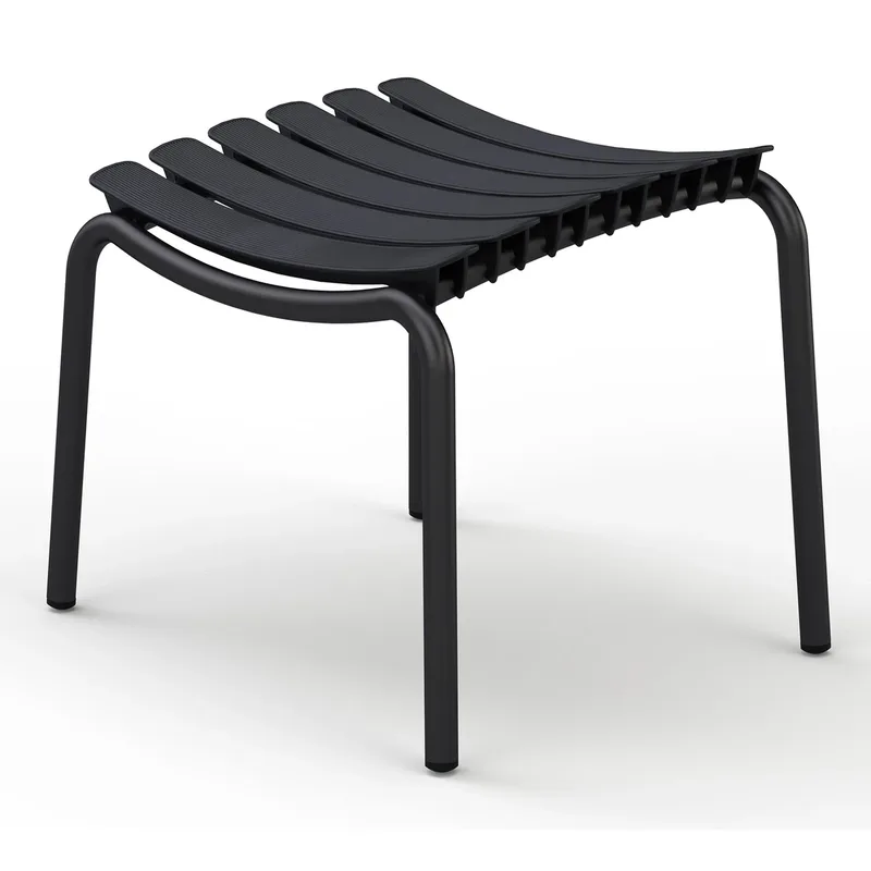 Reclip Fußhocker schwarz Aluminium von Houe – Produktfoto