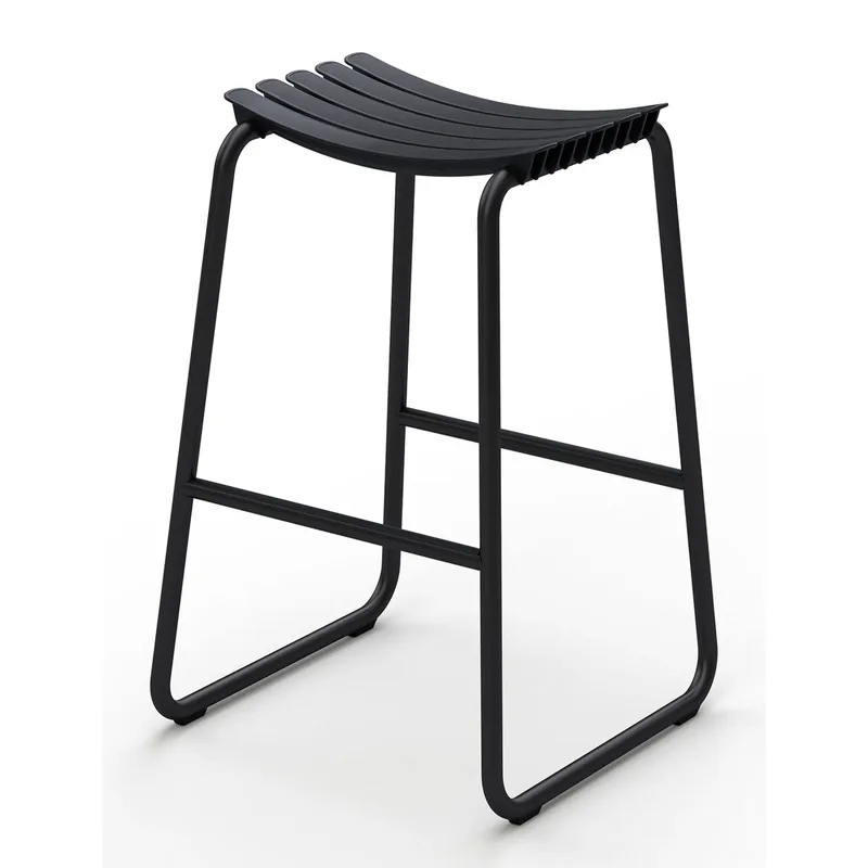 Reclips Barhocker schwarz Aluminium by Houe – product photo