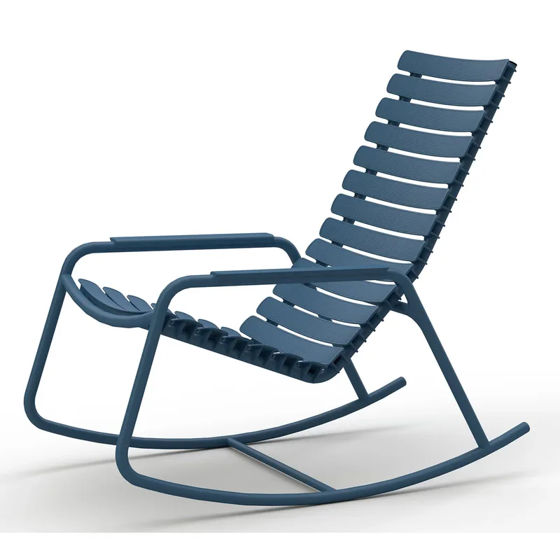Reclips Schaukelstuhl blau aluminium by Houe – product photo
