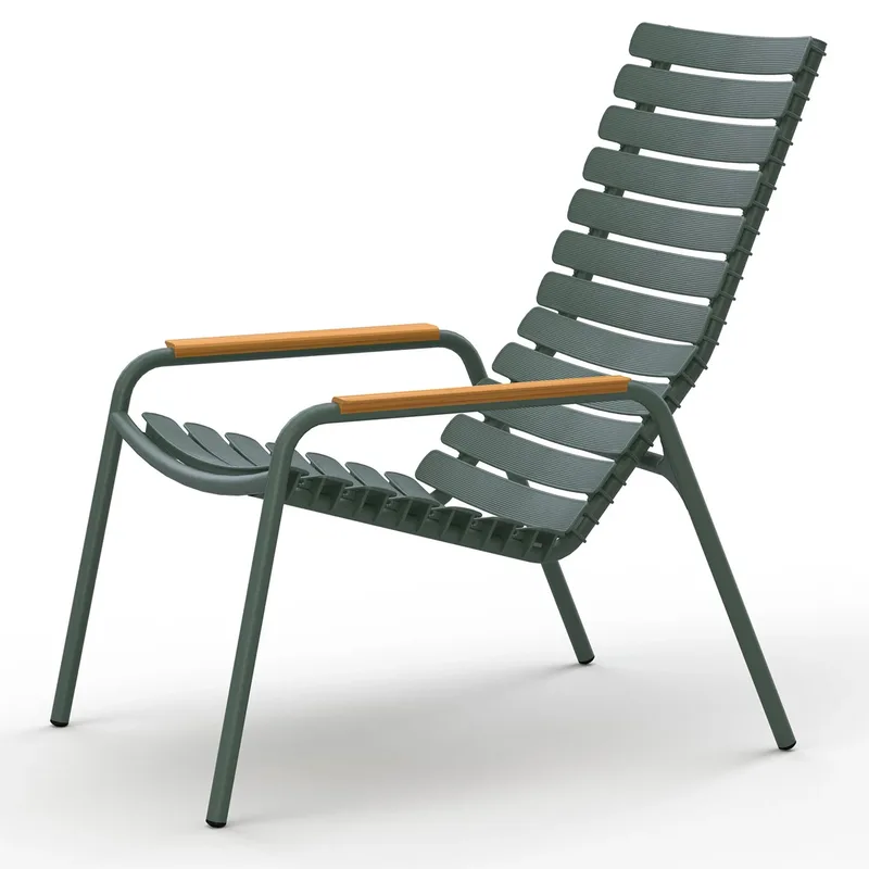 Reclips Sessel Grün Aluminium von Houe – Produktfoto