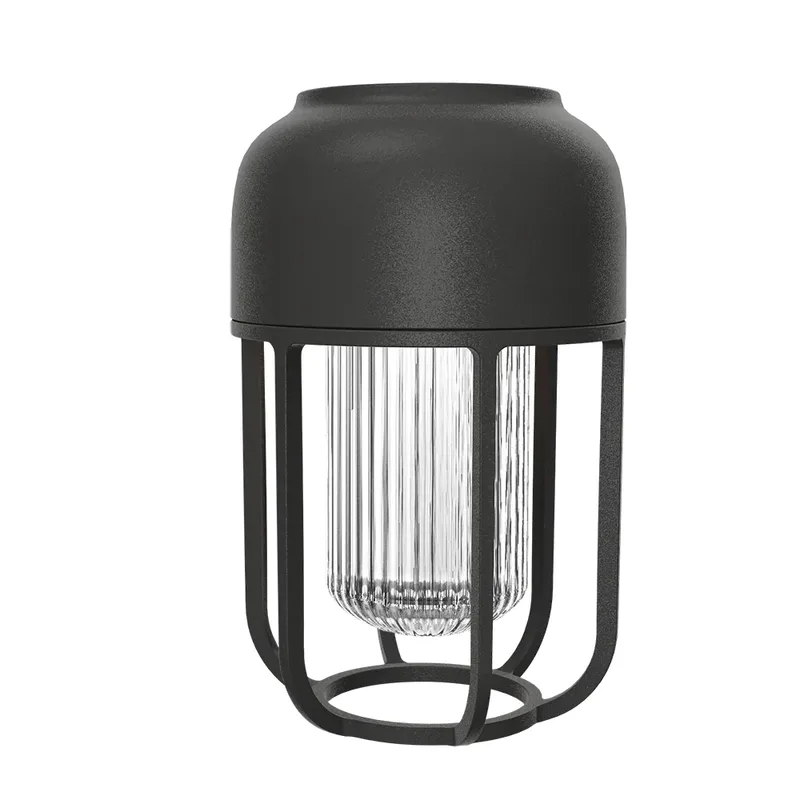 Tragbare Solarzellenlampe LIGHT No.1 schwarz by Houe – product photo