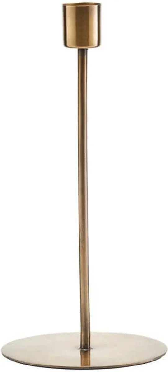 Anit Candle Holder - Brass Finish (SP0854) by House Doctor in [gid://shopify/Metaobject/303390884175] – product photo